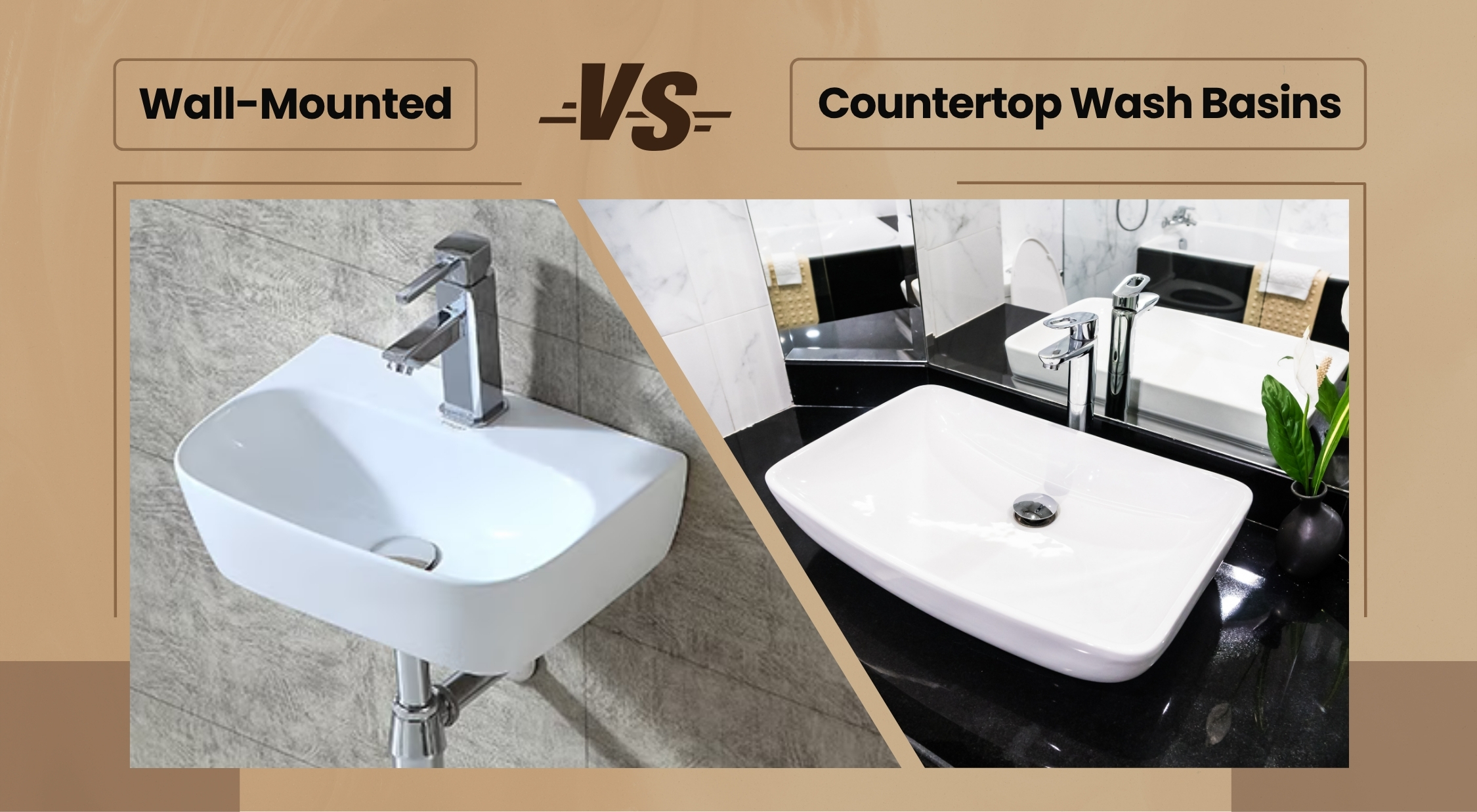 Wall-Mounted vs Countertop Wash Basins – Which is Best?
